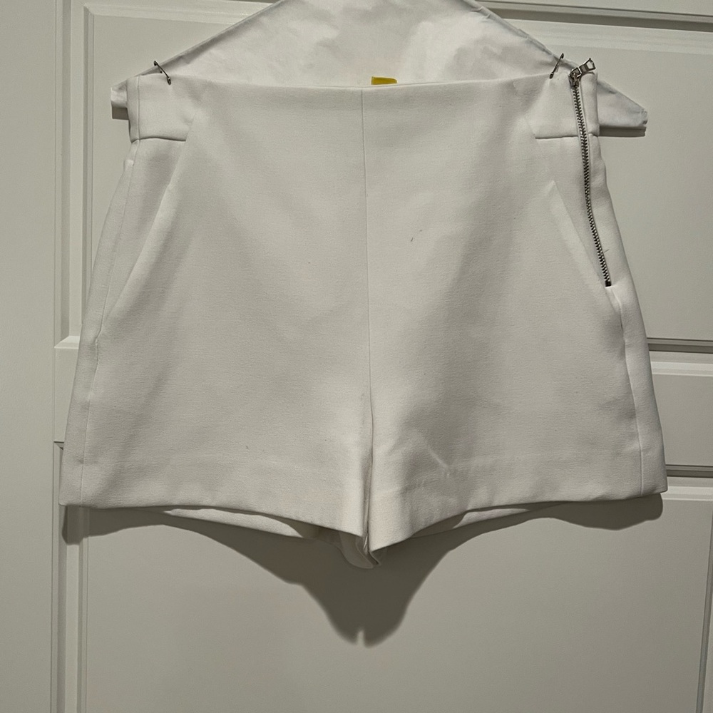 White going out shorts